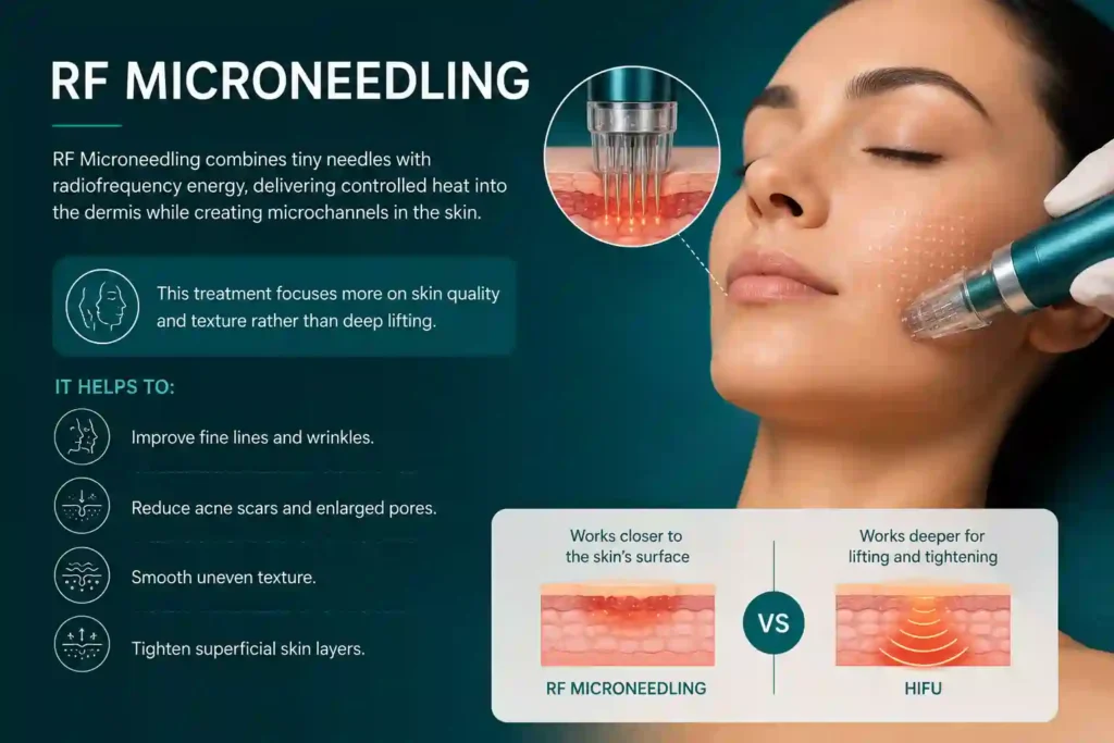 What Does RF Microneedling Do That HIFU Alone Cannot The Potteries